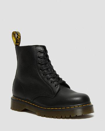 Black Women's Dr Martens 1460 Pascal Bex Leather Lace Up Boots | CA 177KOR